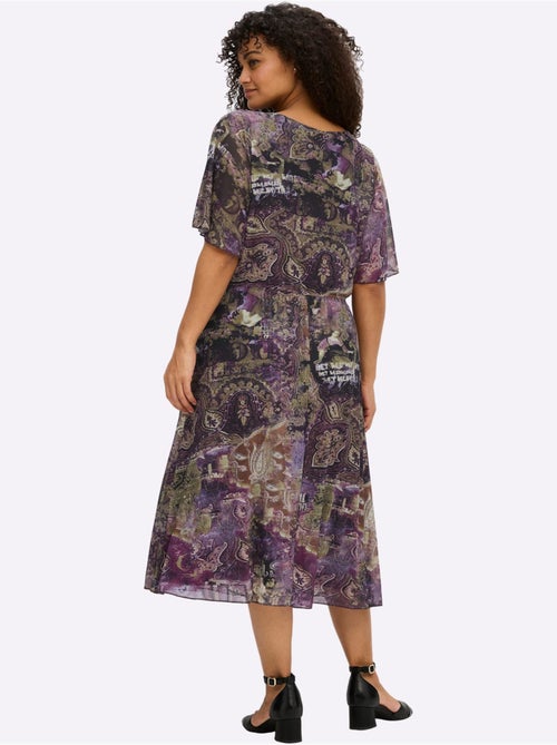 Robe Imprimée - Taille Standard - Sheego - Kiabi