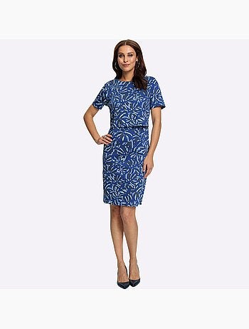 Robe Imprimée 97% Coton - Taille Courte - Witt