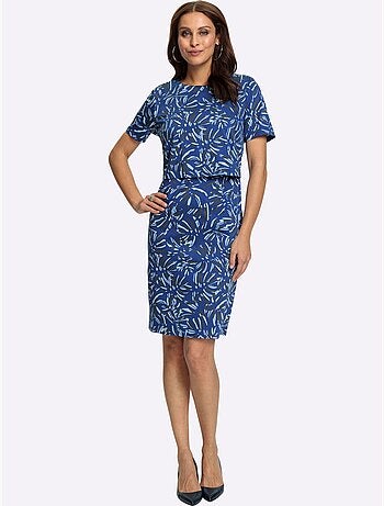 Robe Imprimée 97% Coton - Taille Standard - Witt