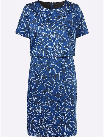 Robe Imprimée 97% Coton - Taille Standard - Witt