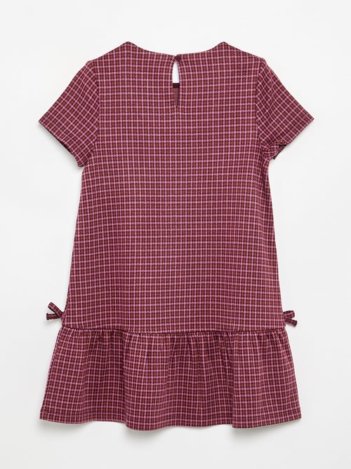 Robe imprimée à manches courtes - Kiabi
