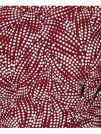 Robe imprimée à manches longues - damart