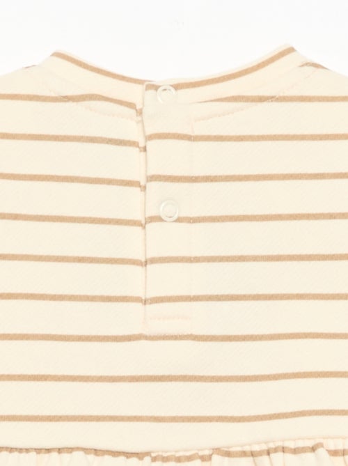Robe imprimée à manches longues - Kiabi
