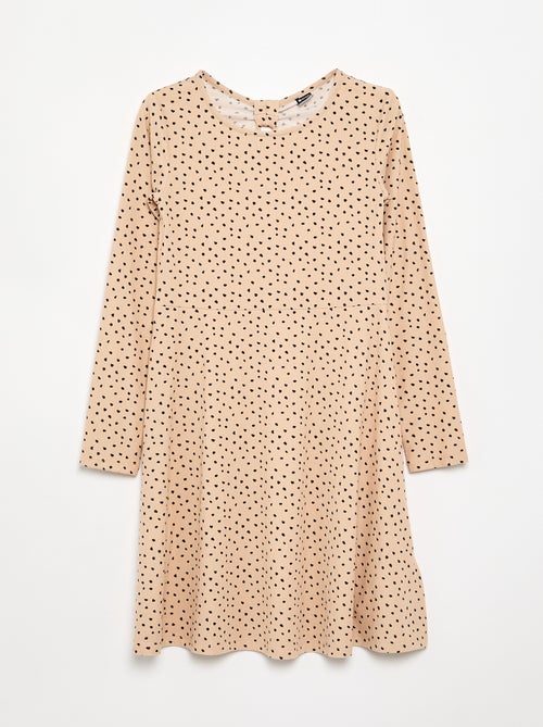 Robe imprimée à manches longues - Kiabi Robe imprimée à manches longues - Kiabi