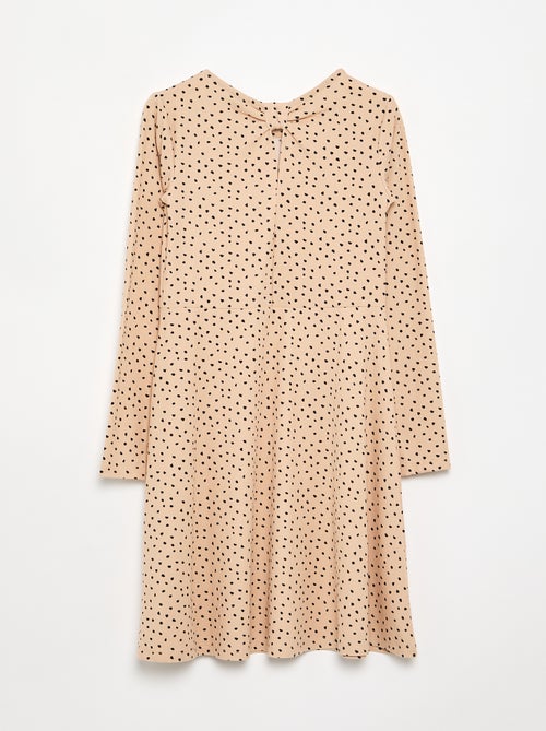 Robe imprimée à manches longues - Kiabi Robe imprimée à manches longues - Kiabi