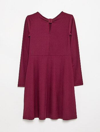 Robe imprimée à manches longues