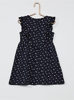 Robe imprimée à volants - Kiabi