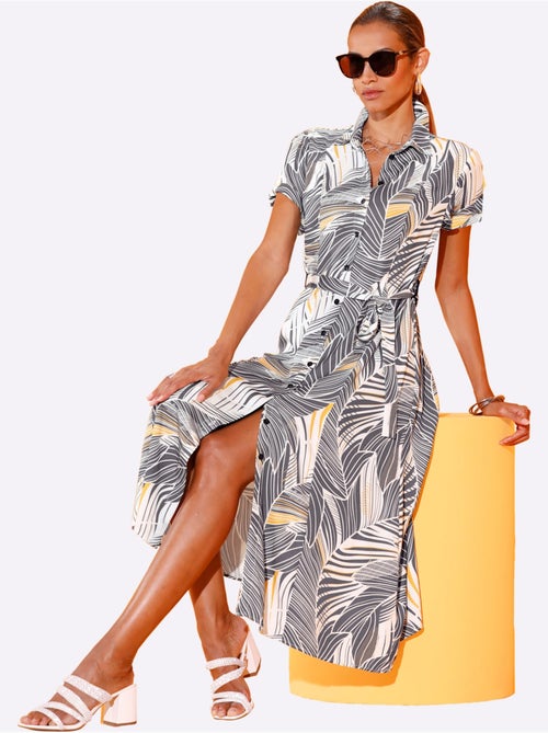 Robe Imprimée Avec Viscose (ecovero) - Taille Standard - Helline - Kiabi