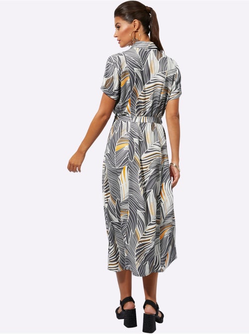 Robe Imprimée Avec Viscose (ecovero) - Taille Standard - Helline - Kiabi