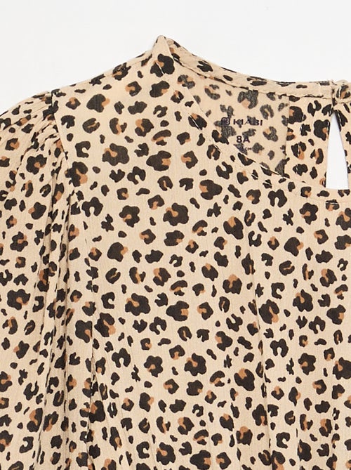 Robe imprimée avec volants - Kiabi Robe imprimée avec volants - Kiabi