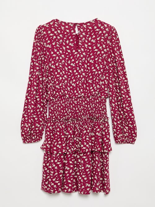 Robe imprimée avec volants - Kiabi Robe imprimée avec volants - Kiabi