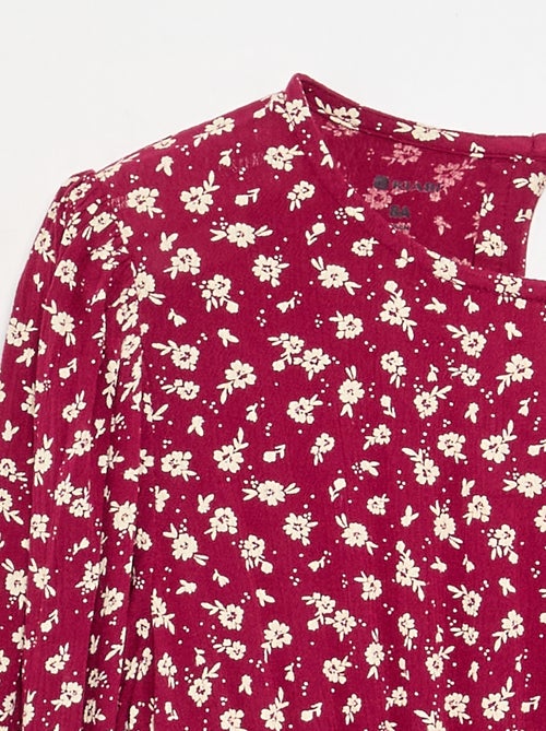 Robe imprimée avec volants - Kiabi Robe imprimée avec volants - Kiabi