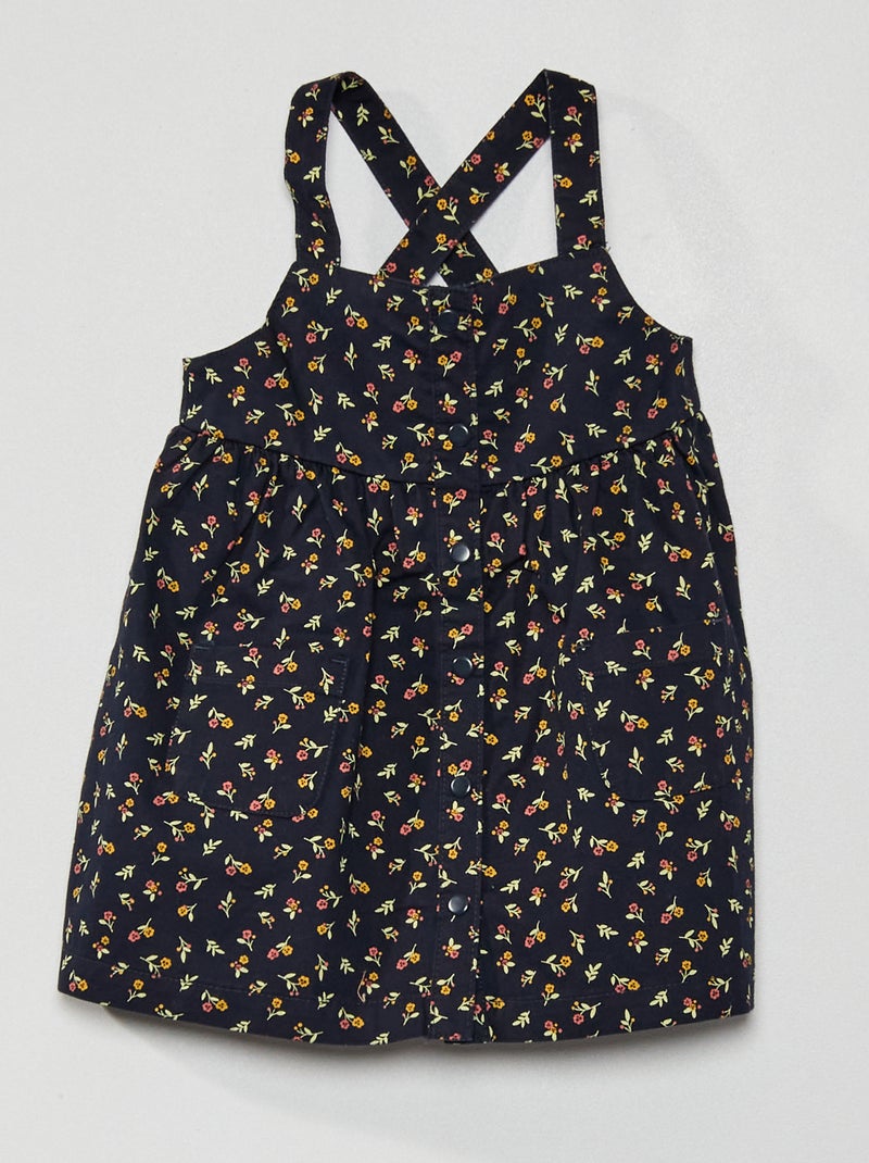 Robe imprimée Bleu marine - Kiabi