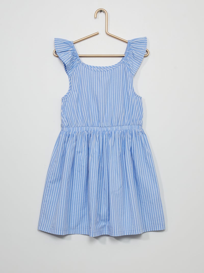 Robe imprimée bleu - Kiabi