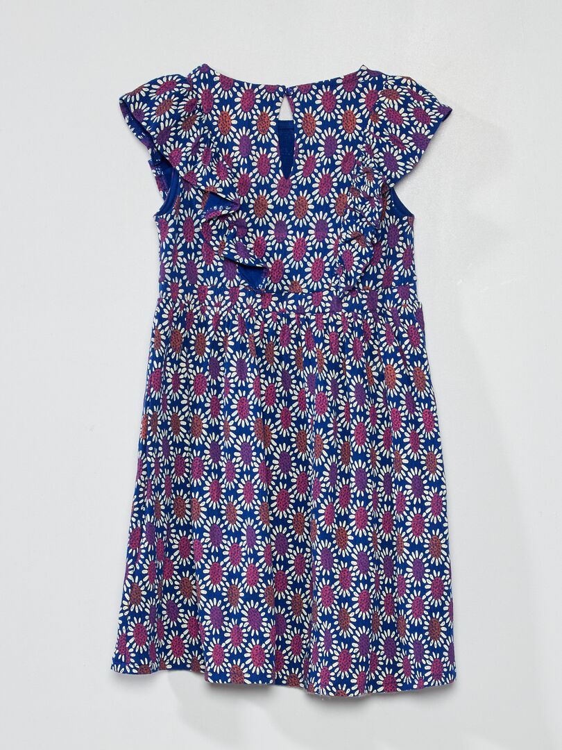 Robe imprimée Bleu - Kiabi