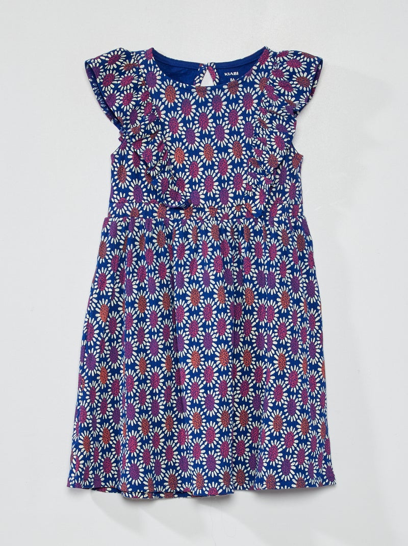 Robe imprimée Bleu - Kiabi