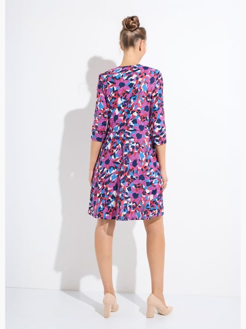 Robe imprimée chaude droite courte - Afibel - Kiabi