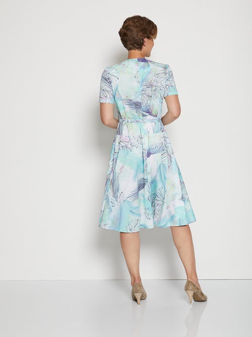Robe imprimée décolleté cache-coeur - Afibel - Kiabi