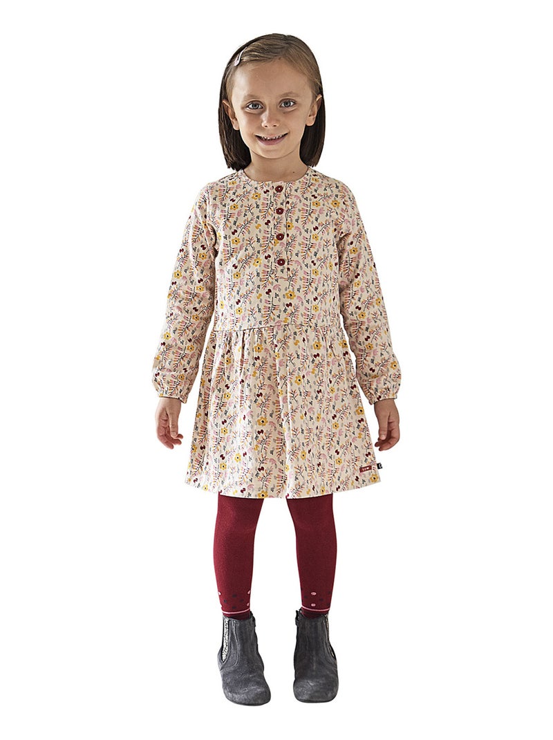 ROBE IMPRIMÉE DONATE Blanc - Kiabi