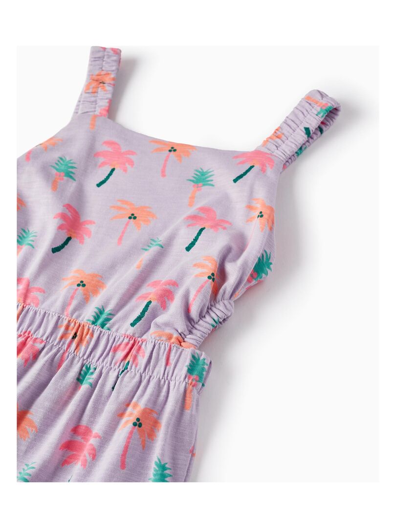 Robe Fille Crazy 8 Tropicale à Fleurs - Taille 4T, Sans Manches, Coton - Occasion Très Bon état