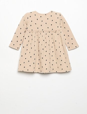 Robe imprimée en maille douce