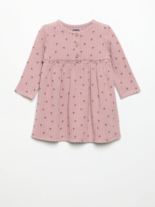Robe imprimée en maille douce - Kiabi Robe imprimée en maille douce - Kiabi