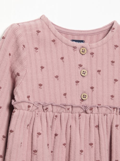 Robe imprimée en maille douce - Kiabi Robe imprimée en maille douce - Kiabi