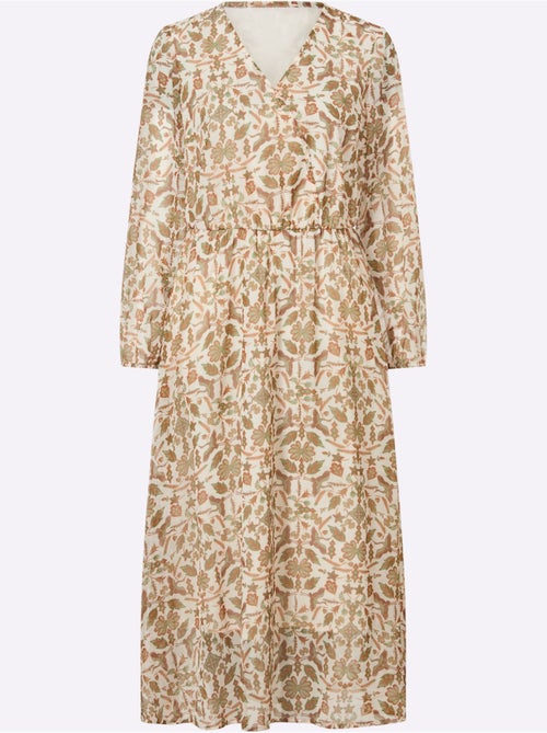 Robe Imprimée En Polyester Recyclé - Taille Standard - Witt - Kiabi
