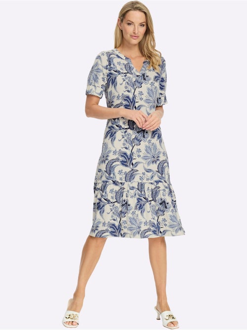 Robe Imprimée Imprimé Floral - Taille Standard - Helline - Kiabi