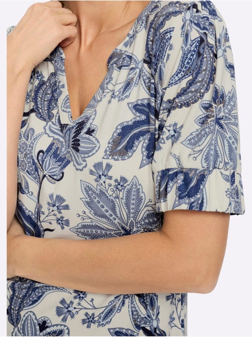 Robe Imprimée Imprimé Floral - Taille Standard - Helline - Kiabi