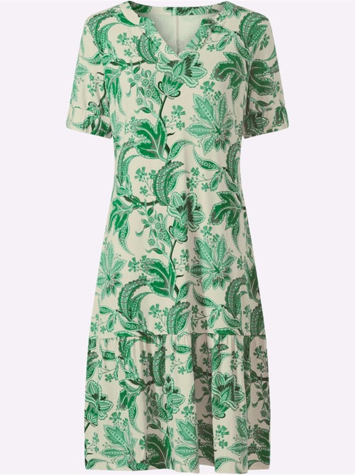 Robe Imprimée Imprimé Floral - Taille Standard - Helline - Kiabi
