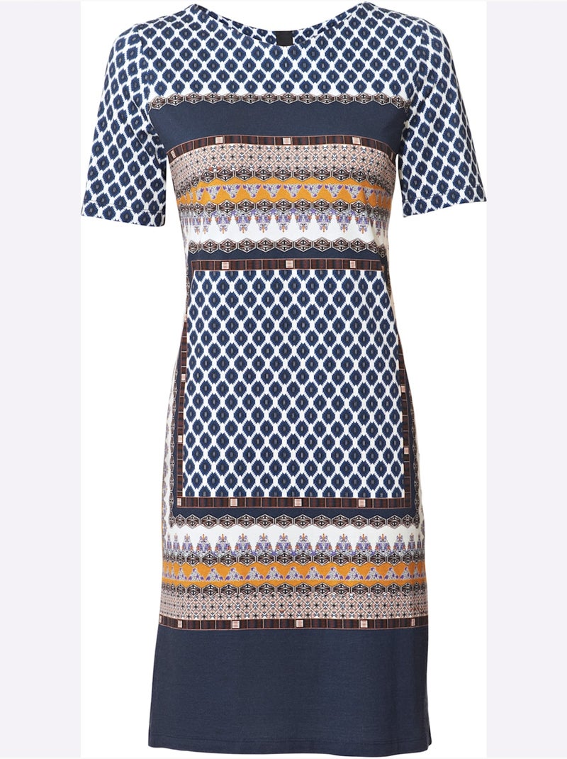 Robe Imprimée Imprimé Tendance - Taille Standard - Helline Multicolore - Kiabi