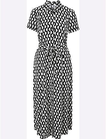 Robe Imprimée Imprimé Tendance - Taille Standard - helline