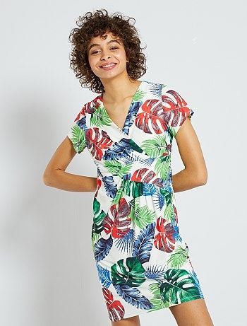 Robe imprimée 'jungle'