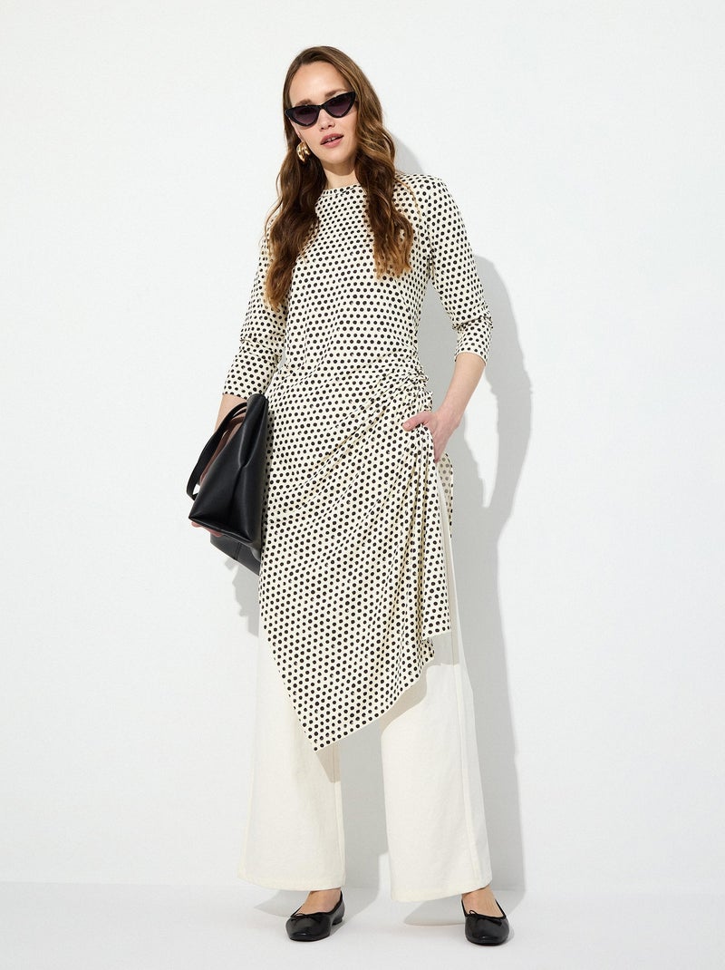 Robe imprimée MO Fashion Blanc - Kiabi