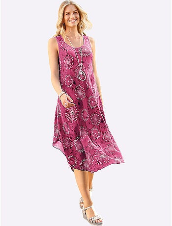 Robe Imprimée Pure Viscose - Taille Courte - Witt