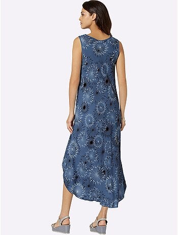Robe imprimée pure viscose - taille courte - witt