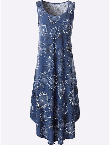 Robe imprimée pure viscose - taille courte - witt