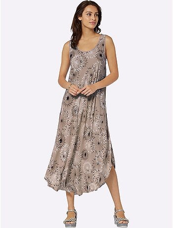 Robe Imprimée Pure Viscose - Taille Courte - Witt