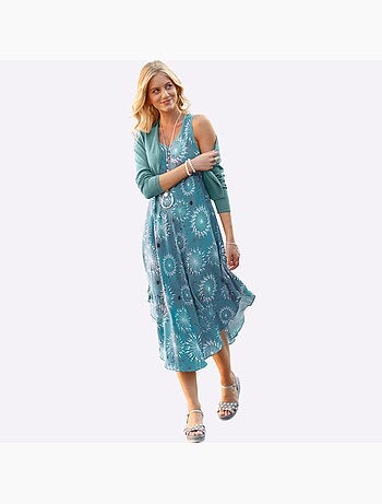 Robe imprimée pure viscose - taille standard - witt