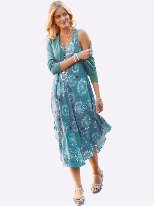 Robe Imprimée Pure Viscose - Taille Standard - Witt - Kiabi Robe Imprimée Pure Viscose - Taille Standard - Witt - Kiabi