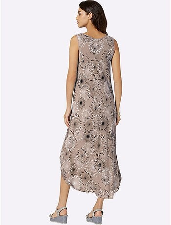 Robe Imprimée Pure Viscose - Taille Standard - Witt