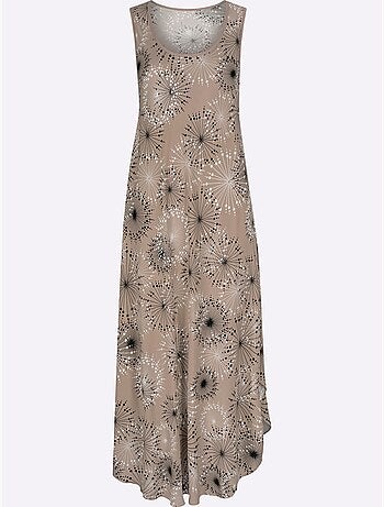Robe Imprimée Pure Viscose - Taille Standard - Witt