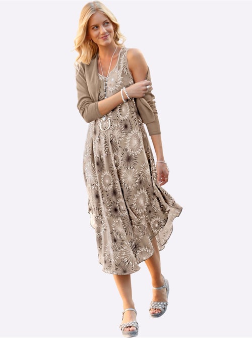 Robe Imprimée Pure Viscose - Taille Standard - Witt - Kiabi