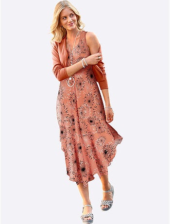 Robe imprimée pure viscose - taille standard - witt