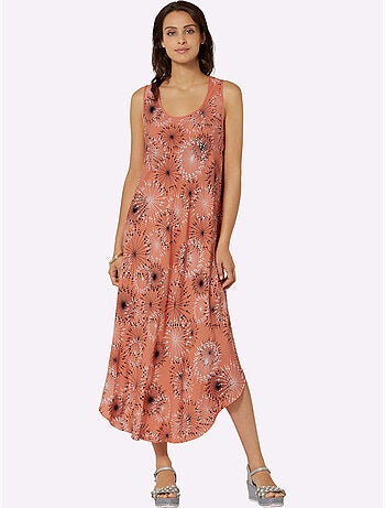 Robe imprimée pure viscose - taille standard - witt