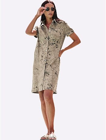 Robe Imprimée Qualité Coton Doux Sur La Peau - Taille Standard - helline