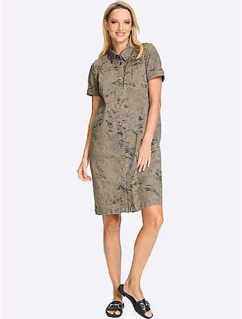 Robe Imprimée Qualité Coton Doux Sur La Peau - Taille Standard - helline