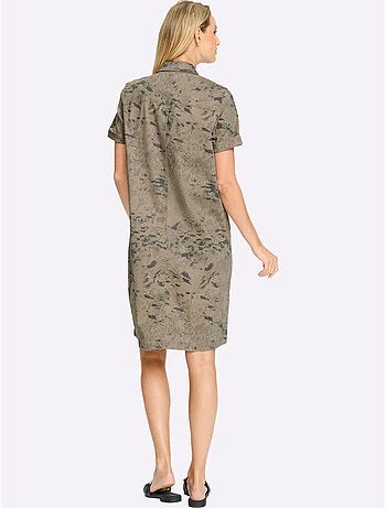 Robe Imprimée Qualité Coton Doux Sur La Peau - Taille Standard - helline