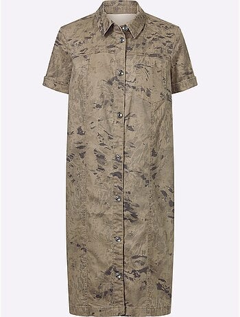 Robe Imprimée Qualité Coton Doux Sur La Peau - Taille Standard - helline